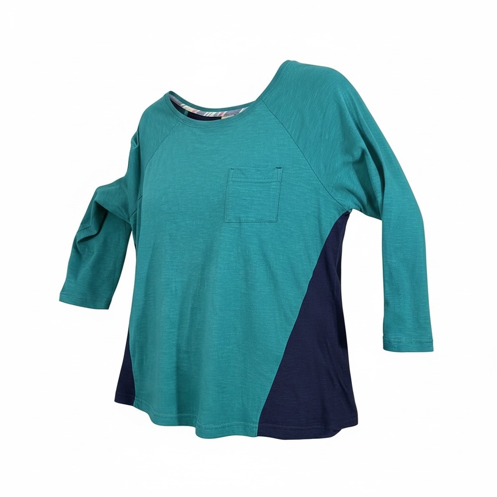 Caribbean Joe Cotton Blend Hi-Lo Tee  Size Petite XL